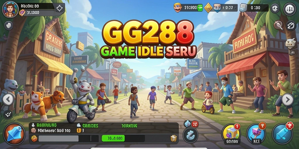 Screenshot utama GG288 menampilkan gameplay Idle yang menarik dan interaktif.