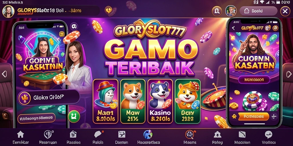 Screenshot dari gameplay menarik GLORYSLOT777 di Kasino.