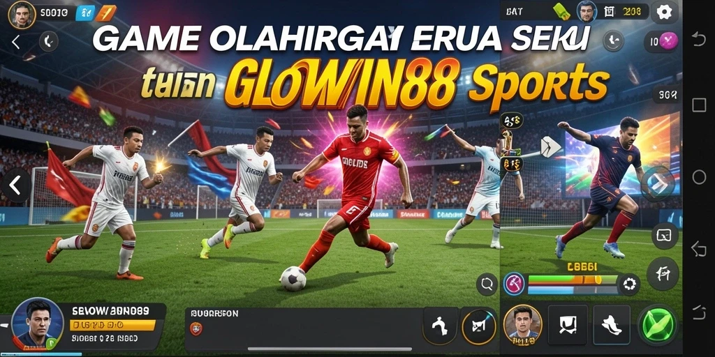Tampilan gameplay seru dari GLOWIN88 dalam berbagai cabang olahraga.
