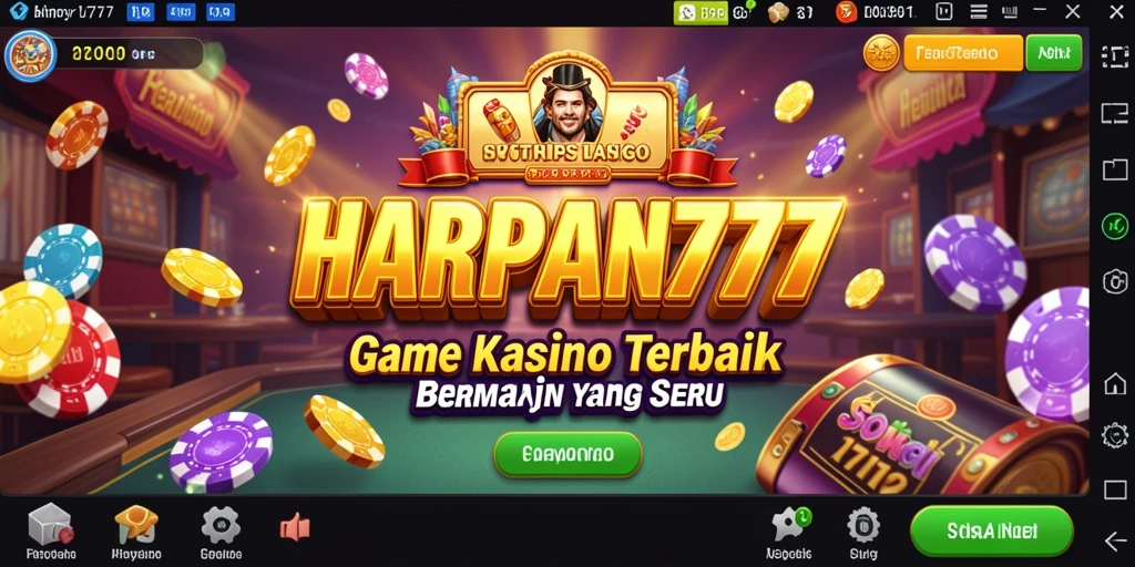 Tampilan menarik dari gameplay Kasino HARAPAN777 yang menghibur.
