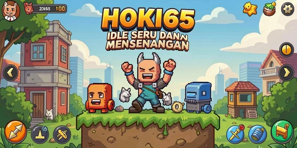 Tampilan gameplay HOKI65 menunjukkan keseruan dalam permainan Idle.