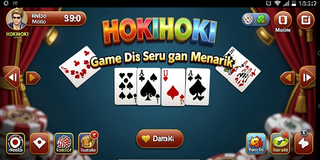 Screenshot dari gameplay HOKIHOKI yang seru dan interaktif.
