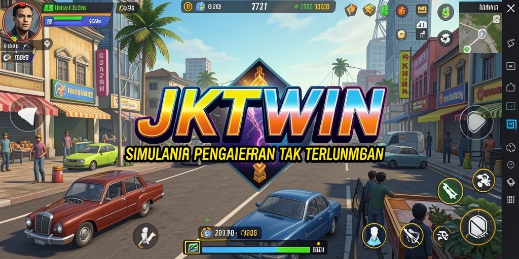 Tampilan gameplay JKTWIN yang menarik dan interaktif.