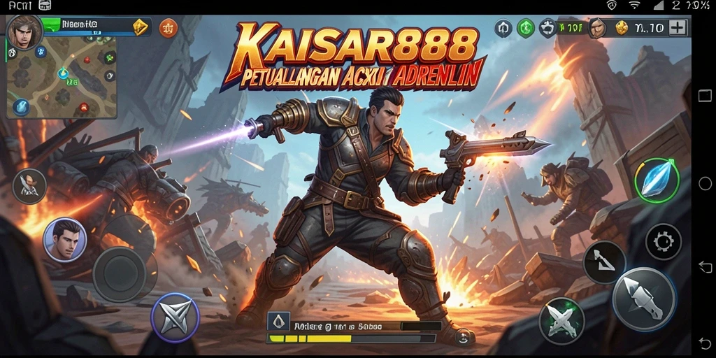 Tampilan gameplay intens dari KAISAR888 yang membuat ketagihan.
