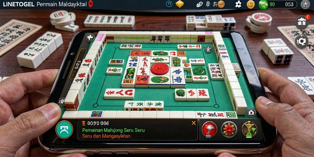 Tangkapan layar utama dari gameplay menarik LINETOGEL.