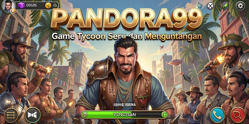 Screenshot PANDORA99 menampilkan gameplay Tycoon yang seru dan interaktif.