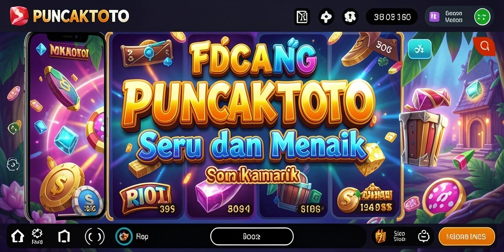Gameplay seru dari PUNCAKTOTO dengan slot yang beragam.
