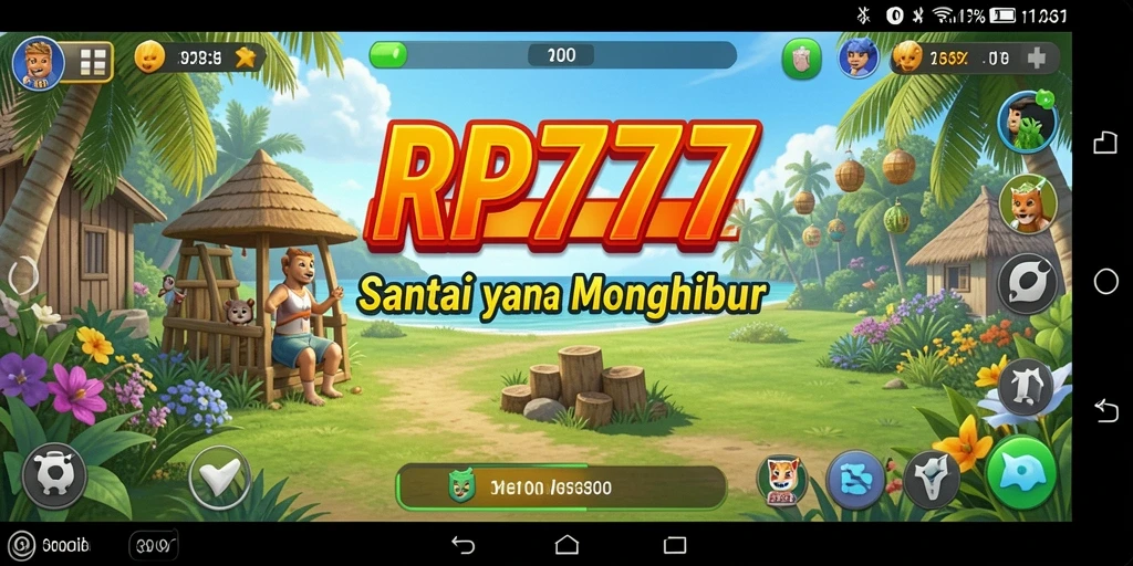 Tampilan gameplay cerah dan menggembirakan dari RP777.