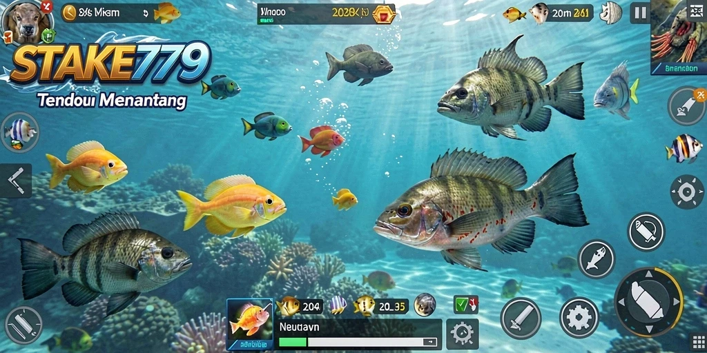 Gameplay menarik saat menembak ikan di STAKE779.