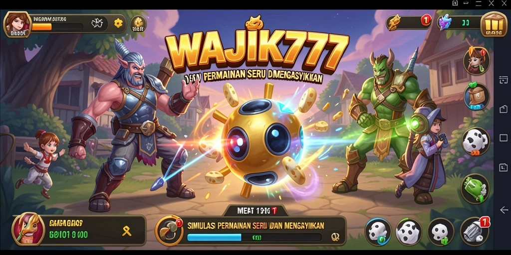 Screenshot gameplay WAJIK777 menampilkan interaksi antar pemain.