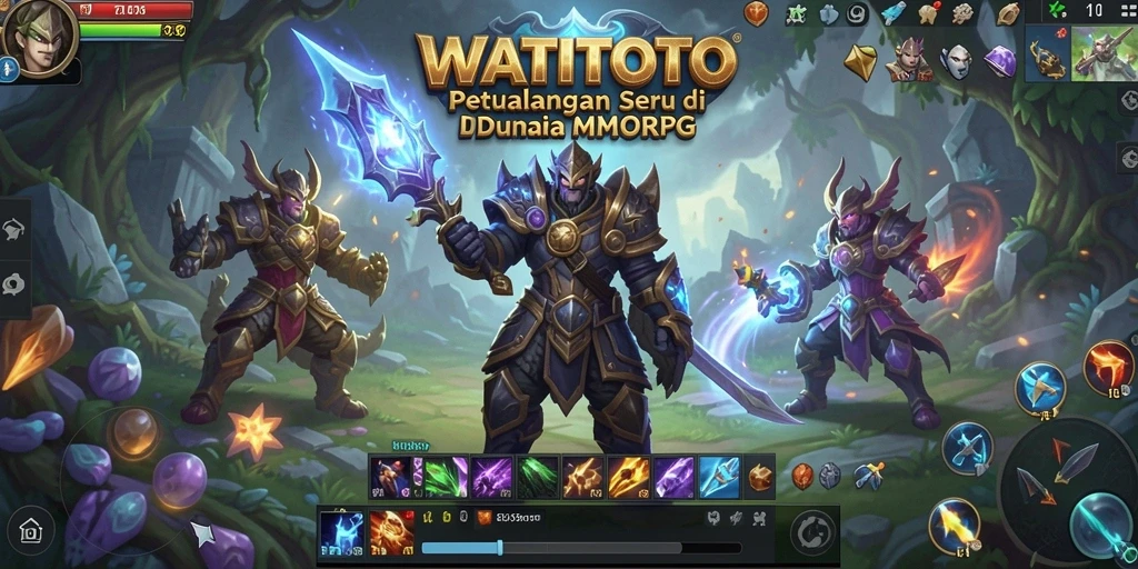 Screenshot gameplay WATITOTO yang memukau di dunia MMORPG.