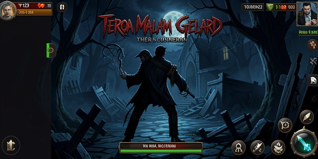 Cuplikan gameplay dari YY123 yang menampilkan suasana Horror yang menegangkan.